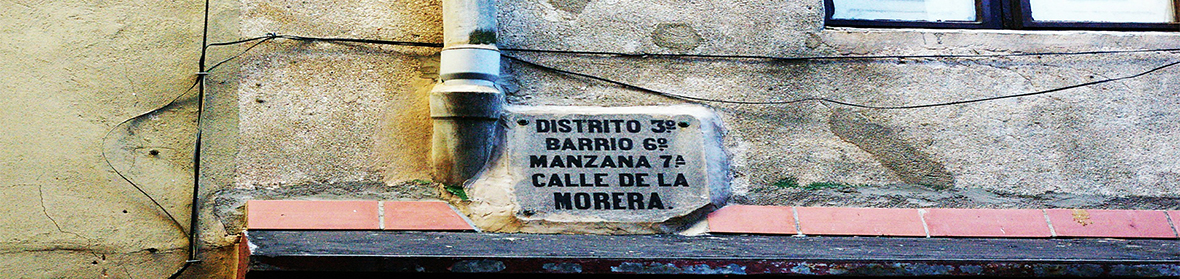 Vista de la antigüa calle Morera de Barcelona.